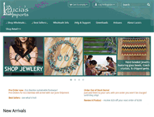 Tablet Screenshot of luciasimports.com